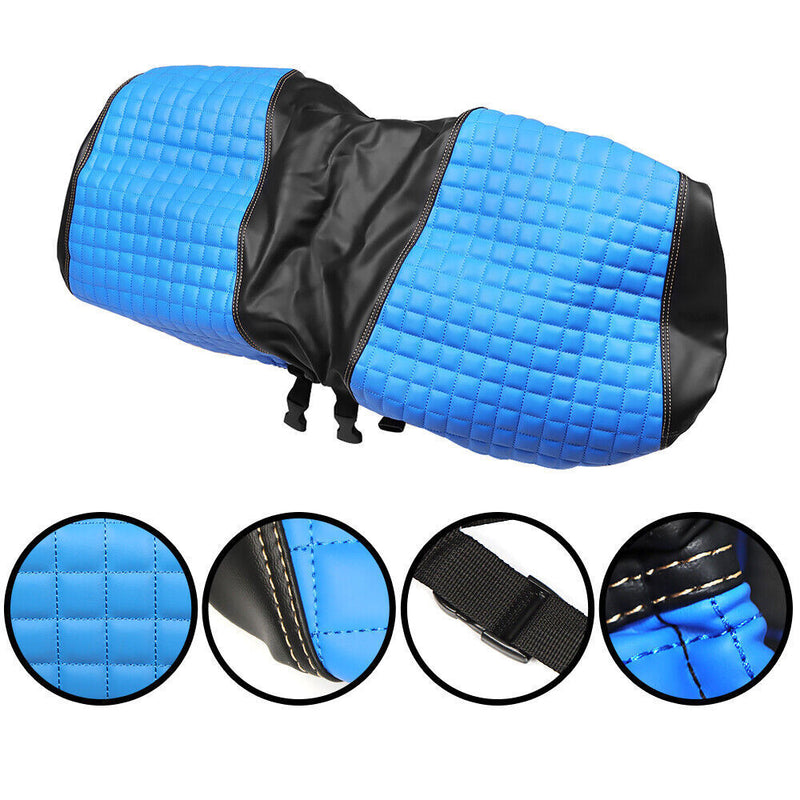 DURAFORCE Blue Front And Rear Seat Covers Set For Club Car Precedent 2004-Up Golf Carts