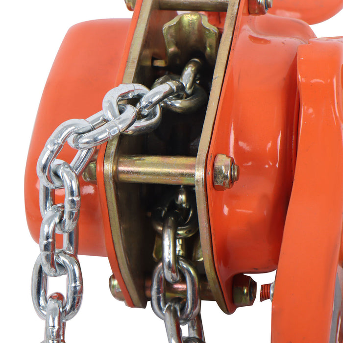 DURAFORCE 3/4 Ton 1650 lbs Capacity Come Along Manual Lever Chain Hoist 10FT G80 Chain