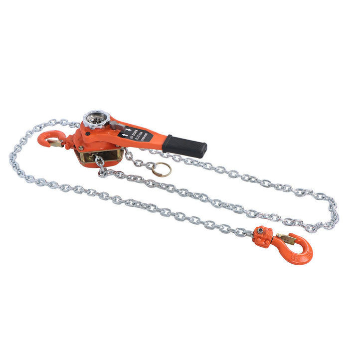 DURAFORCE 3/4 Ton 1650 lbs Capacity Come Along Manual Lever Chain Hoist 10FT G80 Chain
