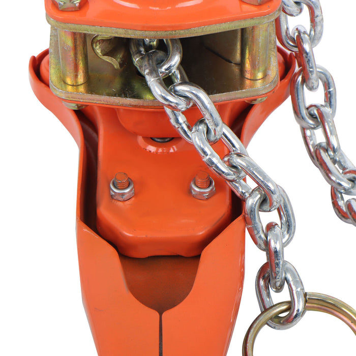 DURAFORCE 3/4 Ton 1650 lbs Capacity Come Along Manual Lever Chain Hoist 10FT G80 Chain