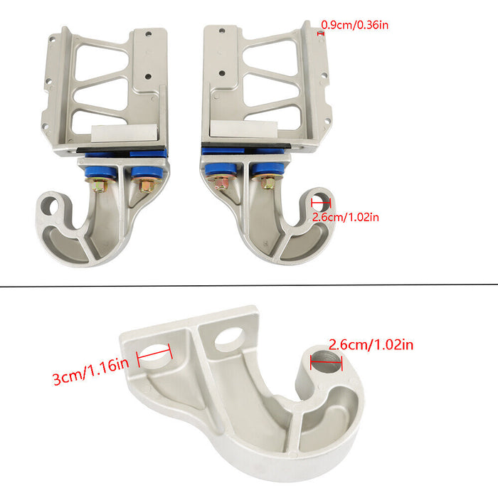DURAFORCE 1Set For Peterbilt 378 379 Engine Hood Hinge Pivot Bushing Kit Bolt KIt Assembly