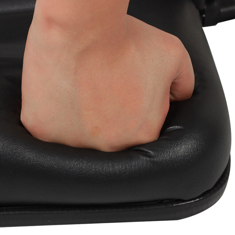 DURAFORCE Forklift Seat PVC Universal Adjustable Backrest Tractor Seat Safety Belt Armrest