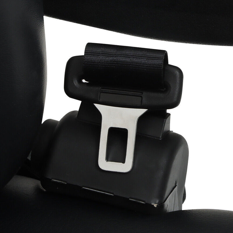 DURAFORCE Forklift Seat PVC Universal Adjustable Backrest Tractor Seat Safety Belt Armrest