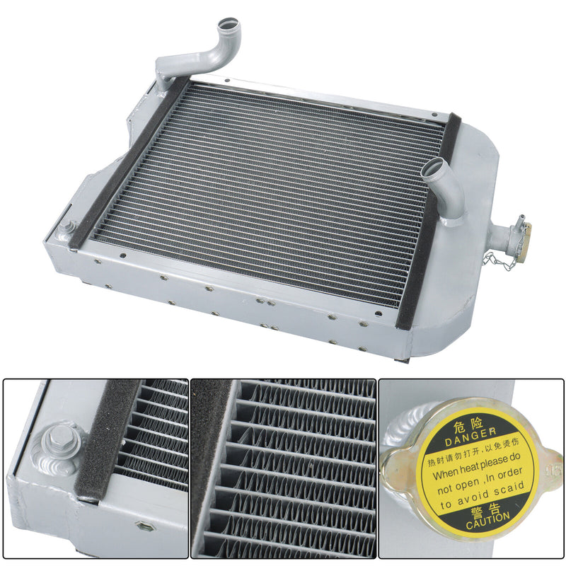 DURAFORCE 8N8005 86551430 2 low Full Aluminum Radiator For Ford Tractor 2N 8N 9N Model