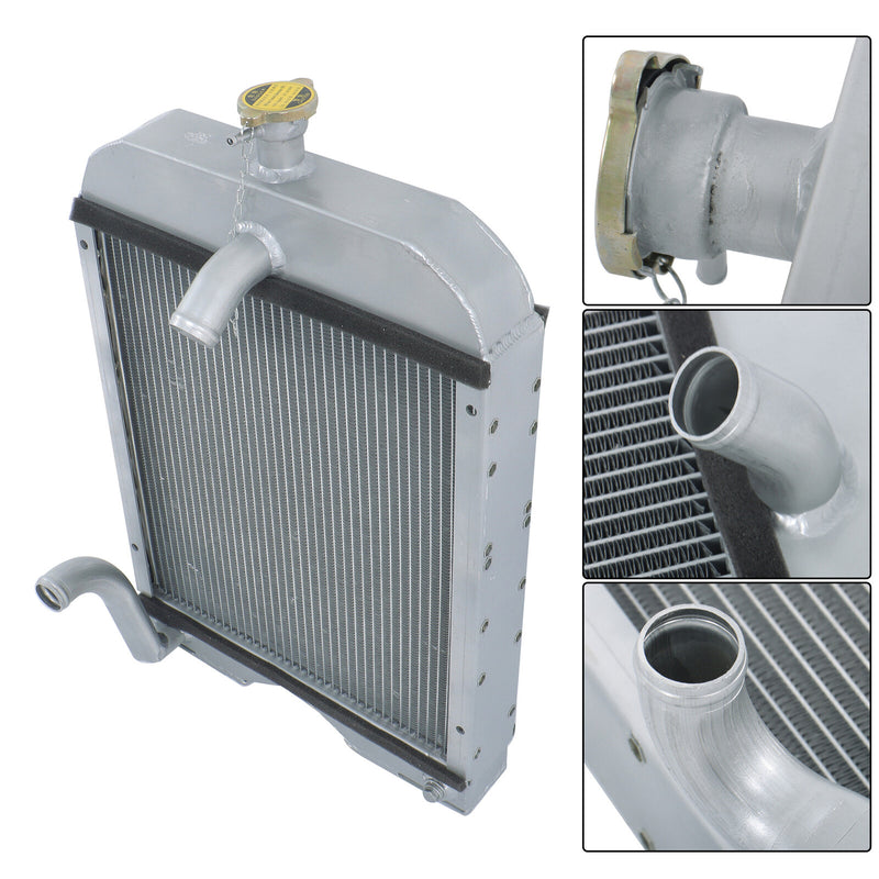 DURAFORCE 8N8005 86551430 2 low Full Aluminum Radiator For Ford Tractor 2N 8N 9N Model