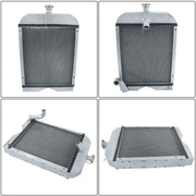DURAFORCE 8N8005 86551430 2 low Full Aluminum Radiator For Ford Tractor 2N 8N 9N Model