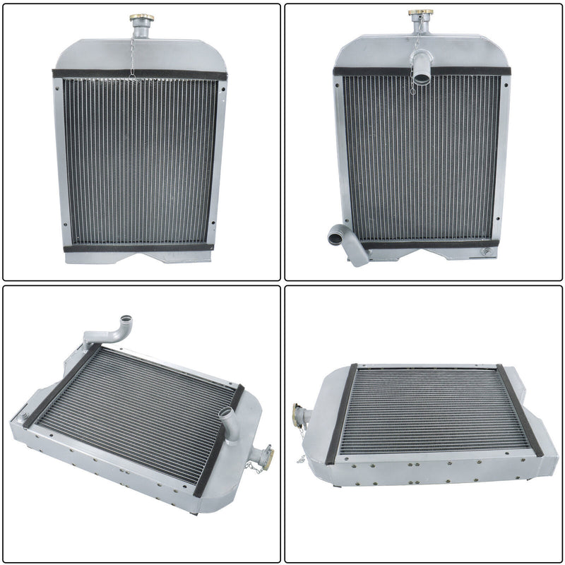 DURAFORCE 8N8005 86551430 2 low Full Aluminum Radiator For Ford Tractor 2N 8N 9N Model