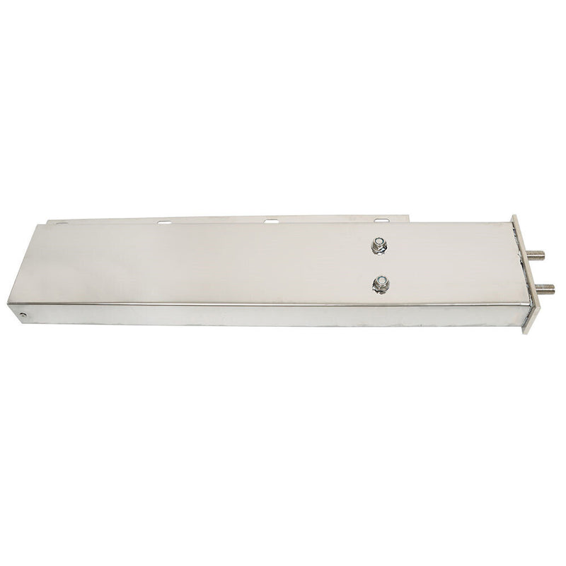 DURAFORCE 30" Stainless Steel Mud Flap Hanger w/ Light Cutouts Spring Loaded 2 1/2 Patter
