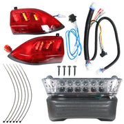 DURAFORCE LED Headlight Tail Light Kit 2004-2008 Set For Club Car Precedent Golf Cart