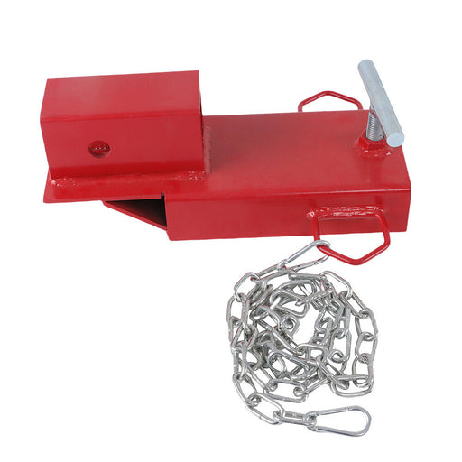 DURAFORCE Insert Forklift Trailer Hitch Receiver for Pallet Forks Towing Adapter 2 Inch