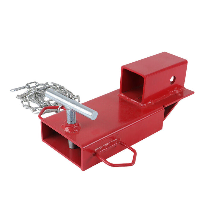 DURAFORCE Insert Forklift Trailer Hitch Receiver for Pallet Forks Towing Adapter 2 Inch