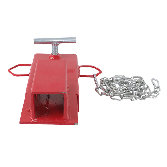 DURAFORCE Insert Forklift Trailer Hitch Receiver for Pallet Forks Towing Adapter 2 Inch