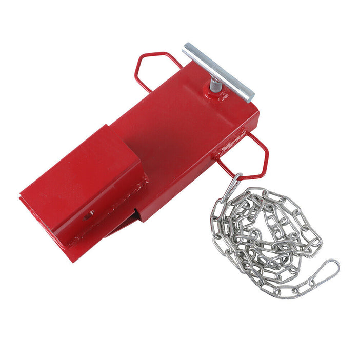 DURAFORCE Insert Forklift Trailer Hitch Receiver for Pallet Forks Towing Adapter 2 Inch