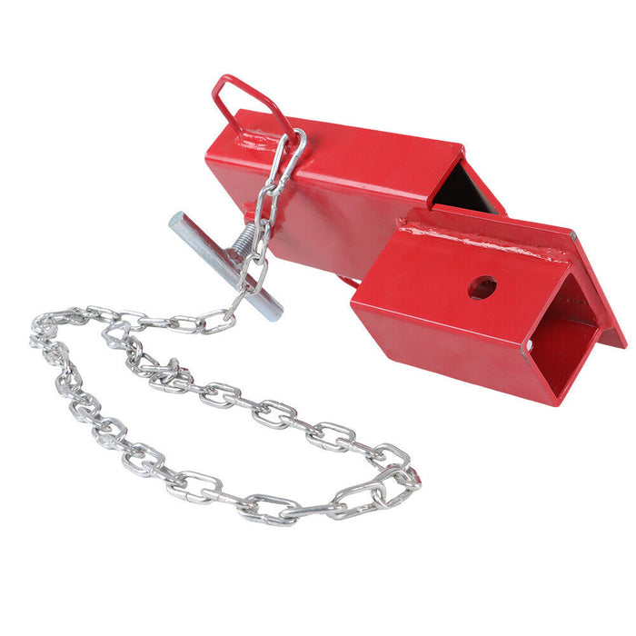 DURAFORCE Insert Forklift Trailer Hitch Receiver for Pallet Forks Towing Adapter 2 Inch