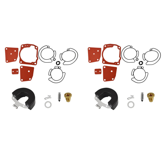 DURAFORCE 2x Carburetor Rebuild Kit Fits For Johnson Evinrude 100HP 1998-2001 New
