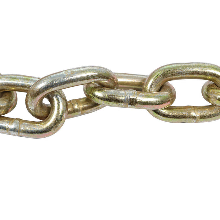 DURAFORCE 2 Pack 3/8"X20' G70 Tow Chain Tie Down Binder Chain Flatbed Truck Trailer Safety