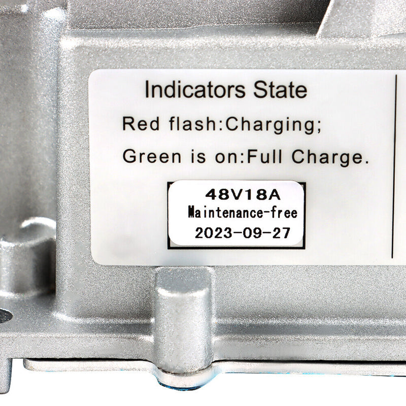 DURAFORCE 48Volt 18Amps| Battery Charger For E-Z-Go RXV Golf Carts W/ Triangular Plug IP67