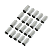 DURAFORCE Chrome Lug Nut Covers Screw On Tube Style ABS Plastic 33mm Semi Truck Pack of 20