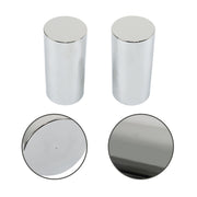 DURAFORCE Chrome Lug Nut Covers Screw On Tube Style ABS Plastic 33mm Semi Truck Pack of 20