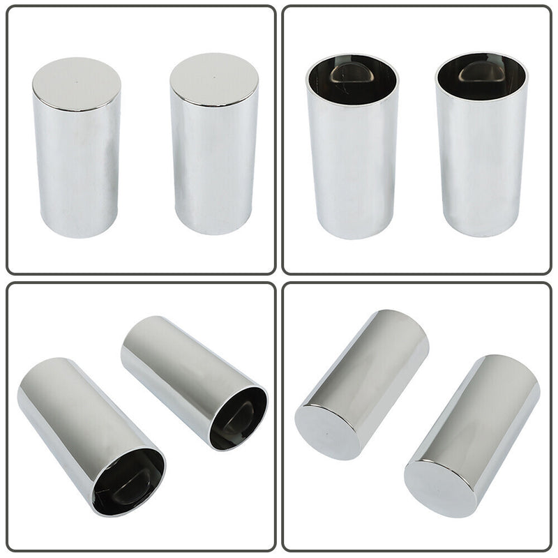 DURAFORCE Chrome Lug Nut Covers Screw On Tube Style ABS Plastic 33mm Semi Truck Pack of 20