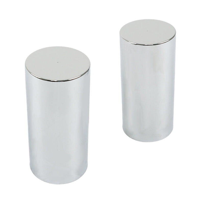 DURAFORCE Chrome Lug Nut Covers Screw On Tube Style ABS Plastic 33mm Semi Truck Pack of 20