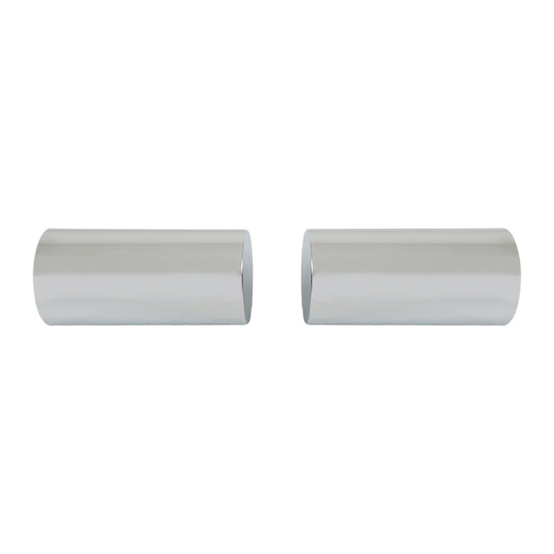DURAFORCE Chrome Lug Nut Covers Screw On Tube Style ABS Plastic 33mm Semi Truck Pack of 20