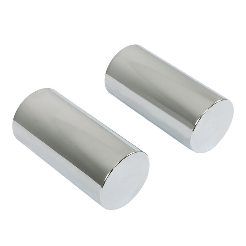 DURAFORCE Chrome Lug Nut Covers Screw On Tube Style ABS Plastic 33mm Semi Truck Pack of 20