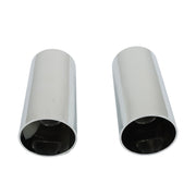 DURAFORCE Chrome Lug Nut Covers Screw On Tube Style ABS Plastic 33mm Semi Truck Pack of 20