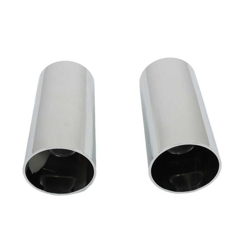 DURAFORCE Chrome Lug Nut Covers Screw On Tube Style ABS Plastic 33mm Semi Truck Pack of 20