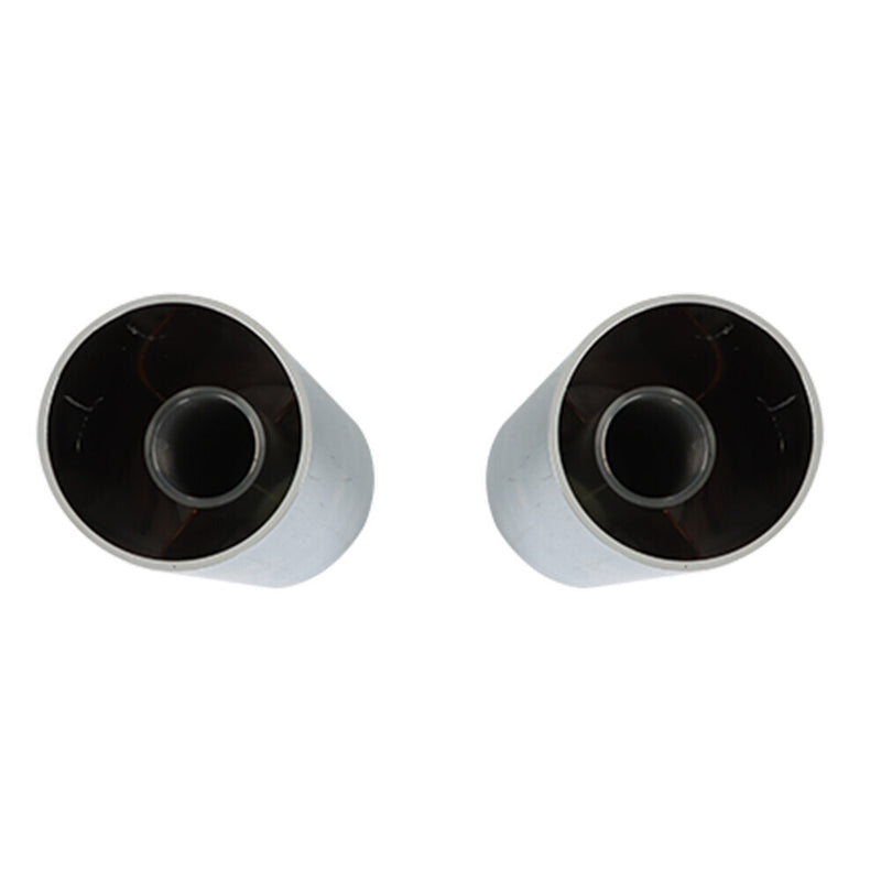 DURAFORCE Chrome Lug Nut Covers Screw On Tube Style ABS Plastic 33mm Semi Truck Pack of 20