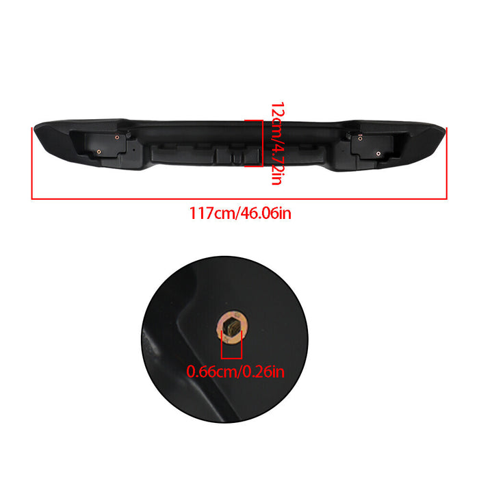 DURAFORCE 2007-2016 Black Rear Bumper Golf Cart For Yamaha G29 Drive&Drive2 #JN6-k7540-10