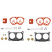 DURAFORCE 2* Carb Carburetor Rebuild Kit Fit For Yamaha 115-225 HP 1986-1995 Outboard V-4