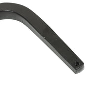 DURAFORCE Straight Mud Flap Hanger 30" Heavy Duty Steel Set For Semi Truck