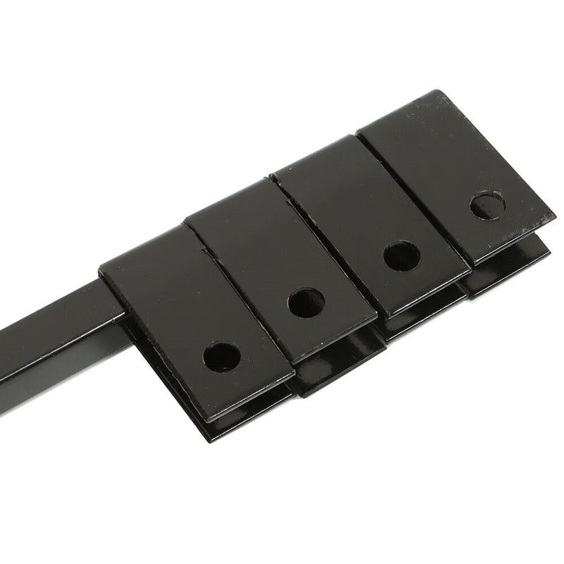 DURAFORCE Straight Mud Flap Hanger 30" Heavy Duty Steel Set For Semi Truck