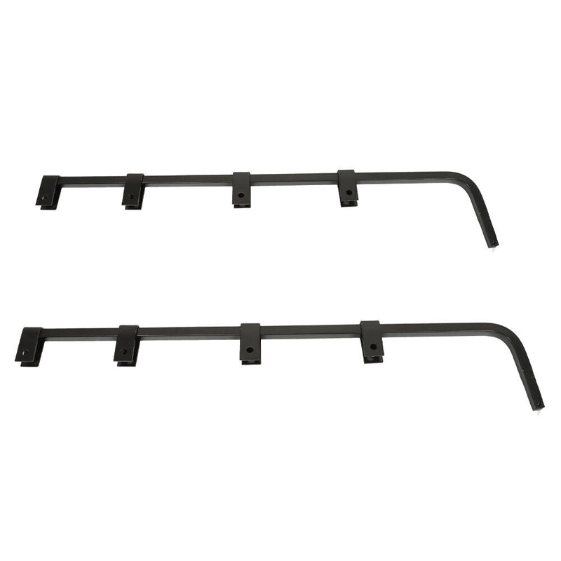 DURAFORCE Straight Mud Flap Hanger 30" Heavy Duty Steel Set For Semi Truck