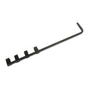 DURAFORCE Straight Mud Flap Hanger 30" Heavy Duty Steel Set For Semi Truck