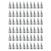 DURAFORCE For Semi Truck Wheel Axle Covers Spiked Chrome Front + Rear Hub Cover Kit 33mm