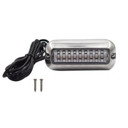 DURAFORCE For Marine Transom Lights Blue 27LED Underwater Boat 316 Stainless Steel Pontoon