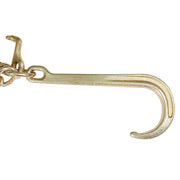 DURAFORCE 5/16" G70 V-Chain Bridle w/15" Large J Hooks,T- Hook&J-Hook w/ Grab Hooks 3' New