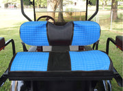 DURAFORCE Rear Seat Covers Kit No Staple Blue Color Universal Size Fits For Golf Carts