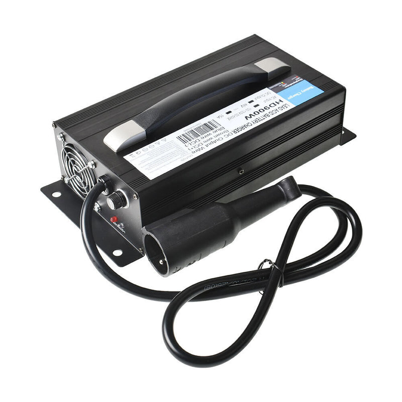 DURAFORCE Battery Charger For Club Car 48V 15 AMP Golf Cart 48 Volt Round 3 Pin Plug