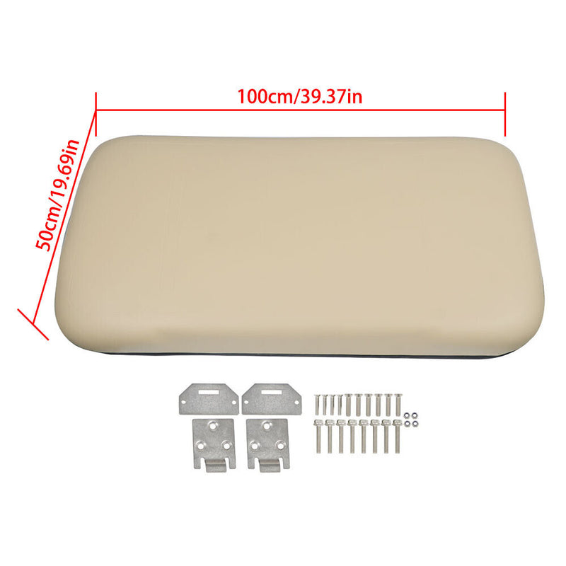 DURAFORCE For EZGO Medalist TXT 1994-2013 Hardware Incl. Tan Golf Cart Front Seat Bottom