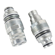 DURAFORCE ✅#6679837 6680018 Male & Female Flat Face Coupler Kit For Bobcat T250,T300,T320