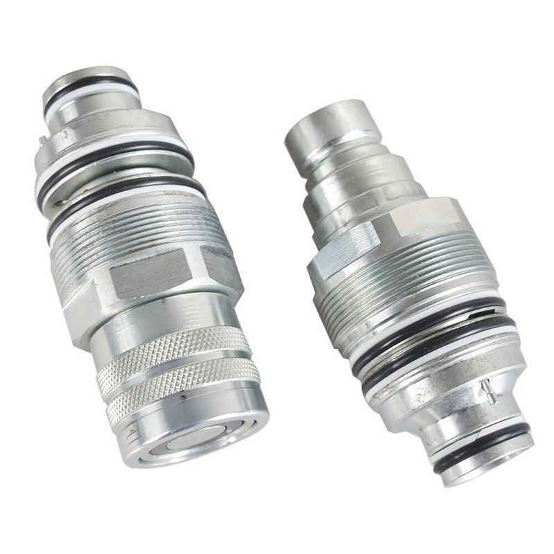 DURAFORCE ✅#6679837 6680018 Male & Female Flat Face Coupler Kit For Bobcat T250,T300,T320