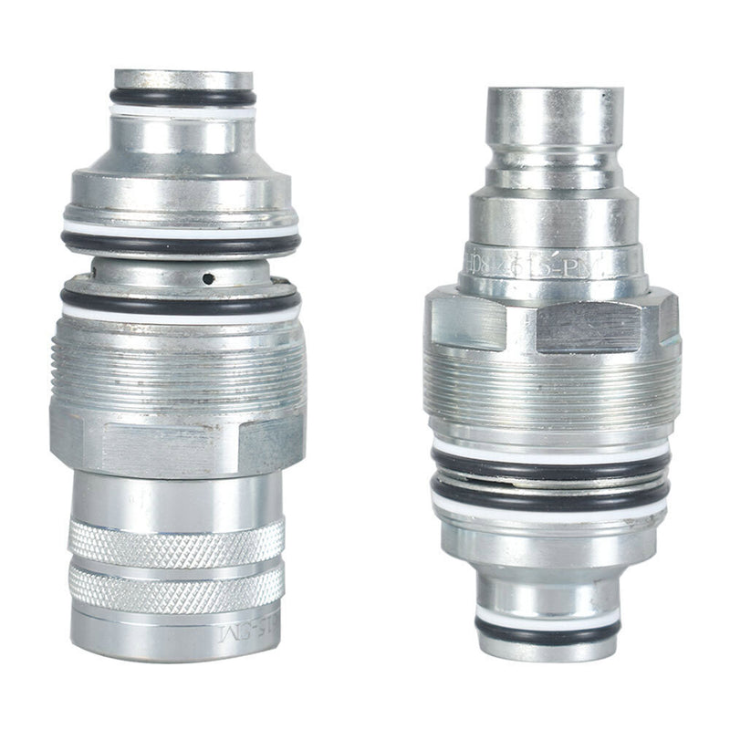 DURAFORCE ✅#6679837 6680018 Male & Female Flat Face Coupler Kit For Bobcat T250,T300,T320
