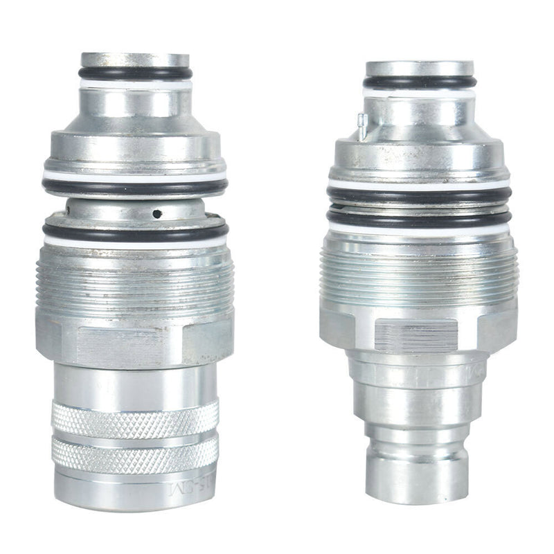 DURAFORCE ✅#6679837 6680018 Male & Female Flat Face Coupler Kit For Bobcat T250,T300,T320