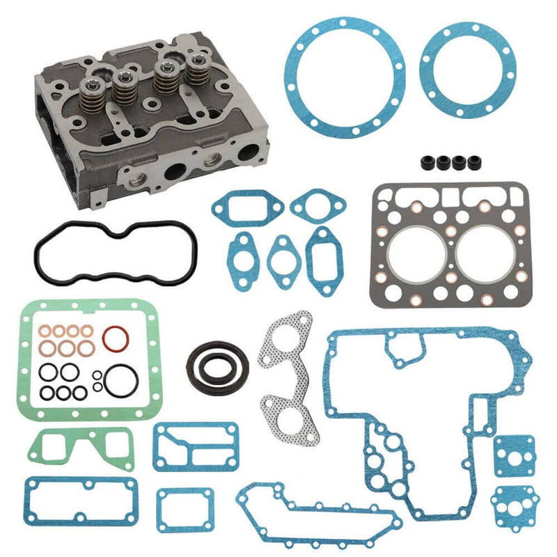 DURAFORCE Complete Cylinder Head & Gasket Kit For Kubota Z750 Z751 B7000 L175 L185 L1500