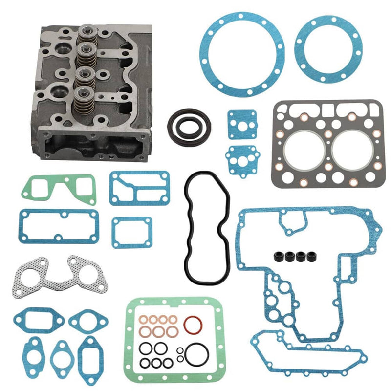 DURAFORCE Complete Cylinder Head & Gasket Kit For Kubota Z750 Z751 B7000 L175 L185 L1500