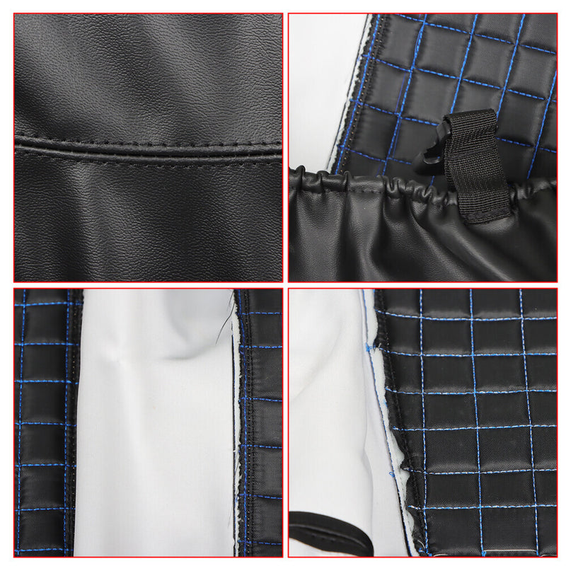 DURAFORCE Golf Cart Front Seat Cover Kit No Staple Blue Color Set For E-Z-GO TXT 1994-2013