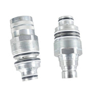 DURAFORCE Male & Female Flat Face Coupler Kit #6679837 6680018 For Bobcat T250,T300,T320